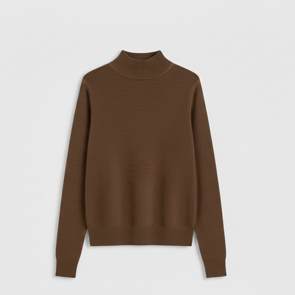 Tricot col rond Marron
